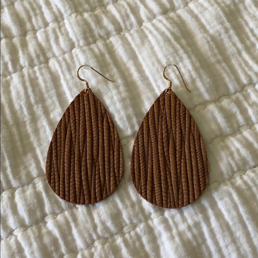 Nickel and Suede earrings